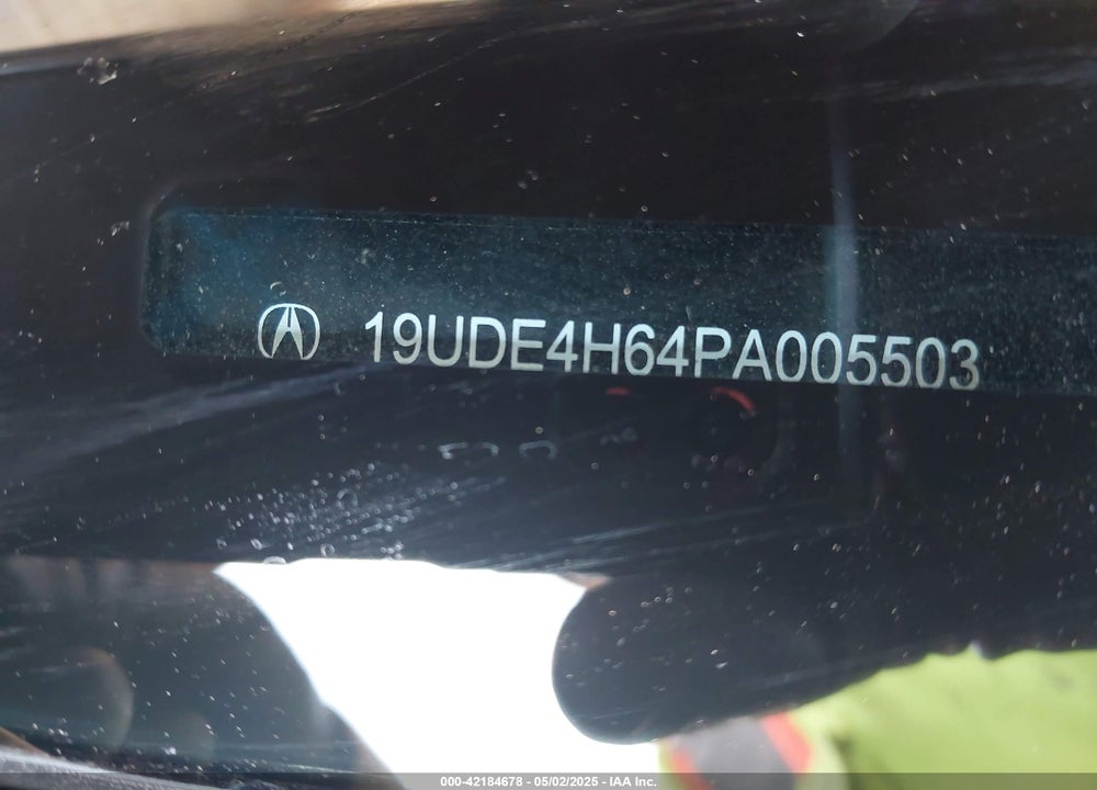 2023 ACURA INTEGRA VIN: 19UDE4H64PA005503