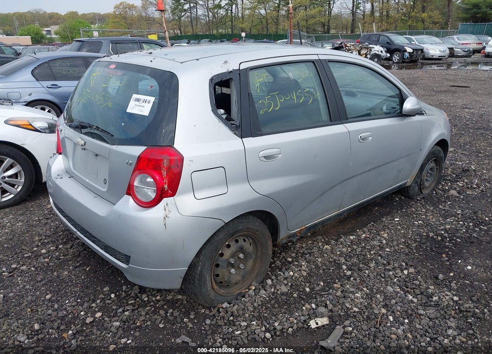 2009 CHEVROLET AVEO LT VIN: KL1TD66E99B322197