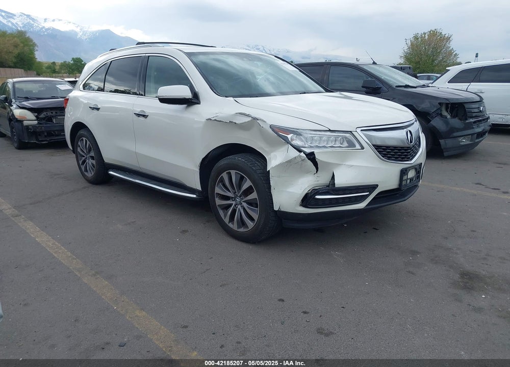 2014 ACURA MDX TECHNOLOGY PACKAGE VIN: 5FRYD4H41EB015622