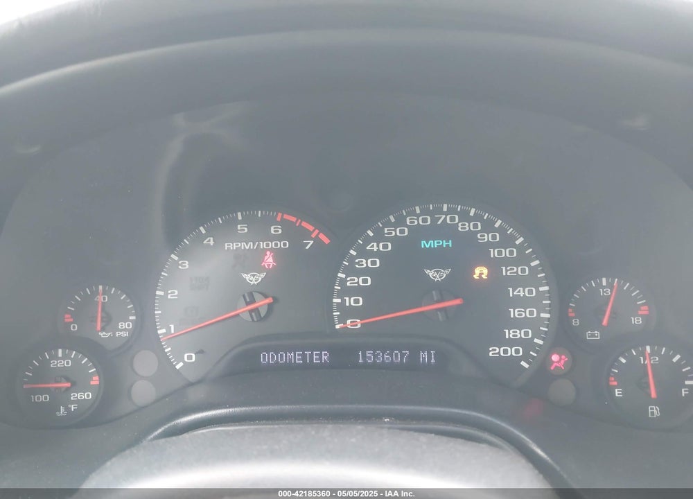 2001 CHEVROLET CORVETTE VIN: 1G1YY22G715126239
