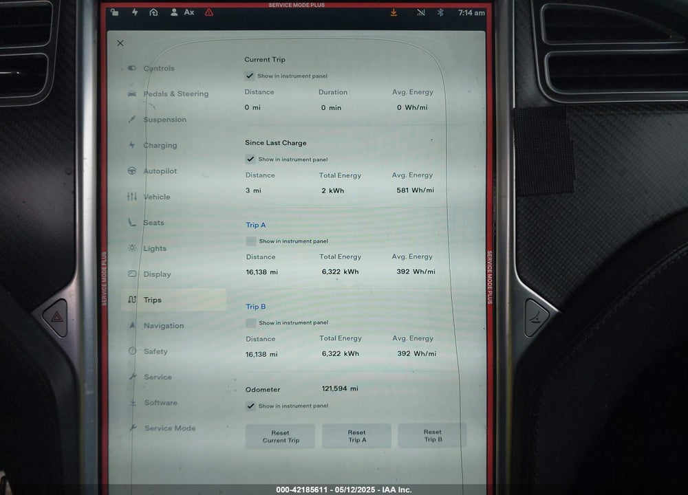 2016 TESLA MODEL X VIN: 5YJXCAE40GFS00119