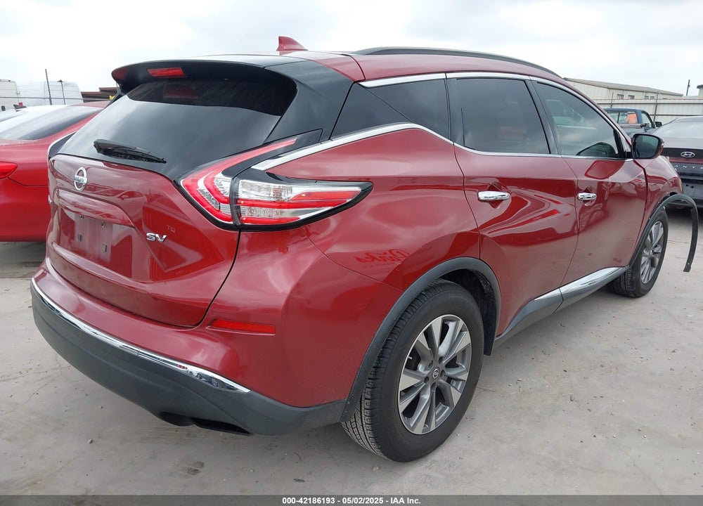 2018 NISSAN MURANO VIN: 5N1AZ2MG3JN156322