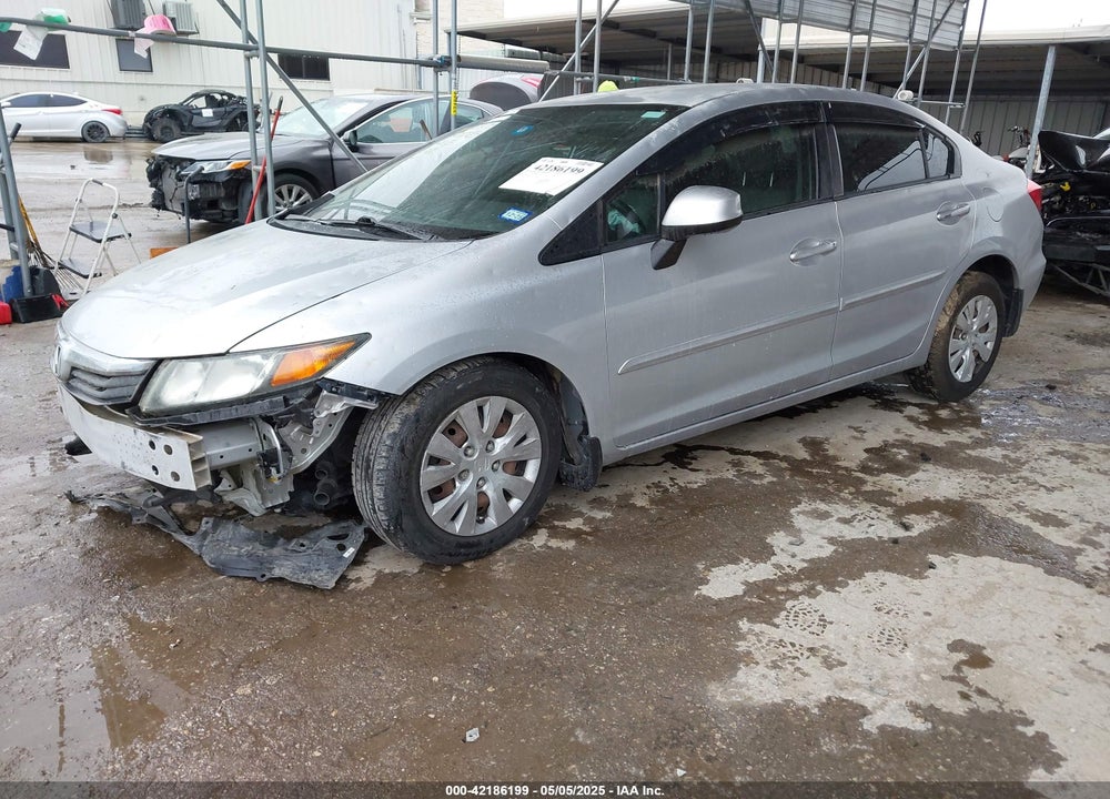 2012 HONDA CIVIC LX VIN: 2HGFB2F50CH321055