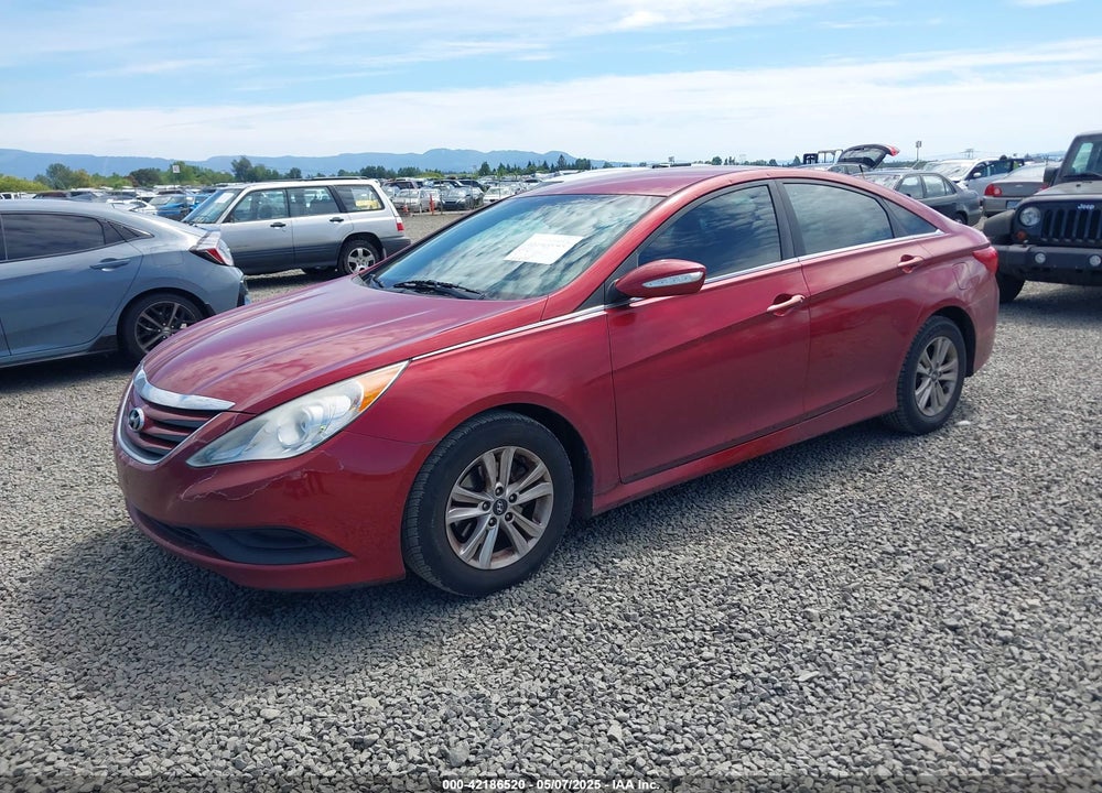 2014 HYUNDAI SONATA GLS VIN: 5NPEB4AC3EH876541