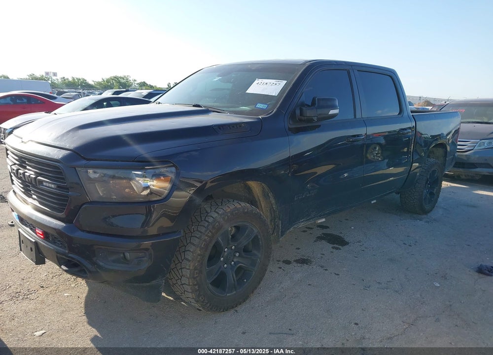 2021 RAM 1500 LONE STAR 4X4 5'7 BOX VIN: 1C6SRFFT1MN520081