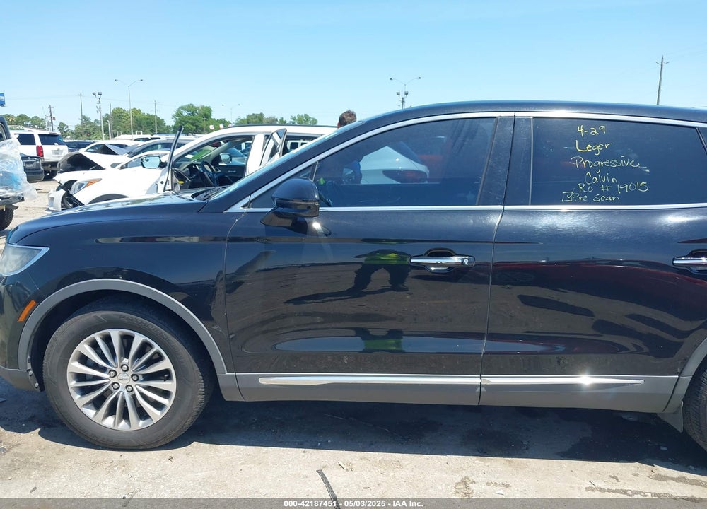 2017 LINCOLN MKX SELECT VIN: 2LMPJ6KR2HBL50153