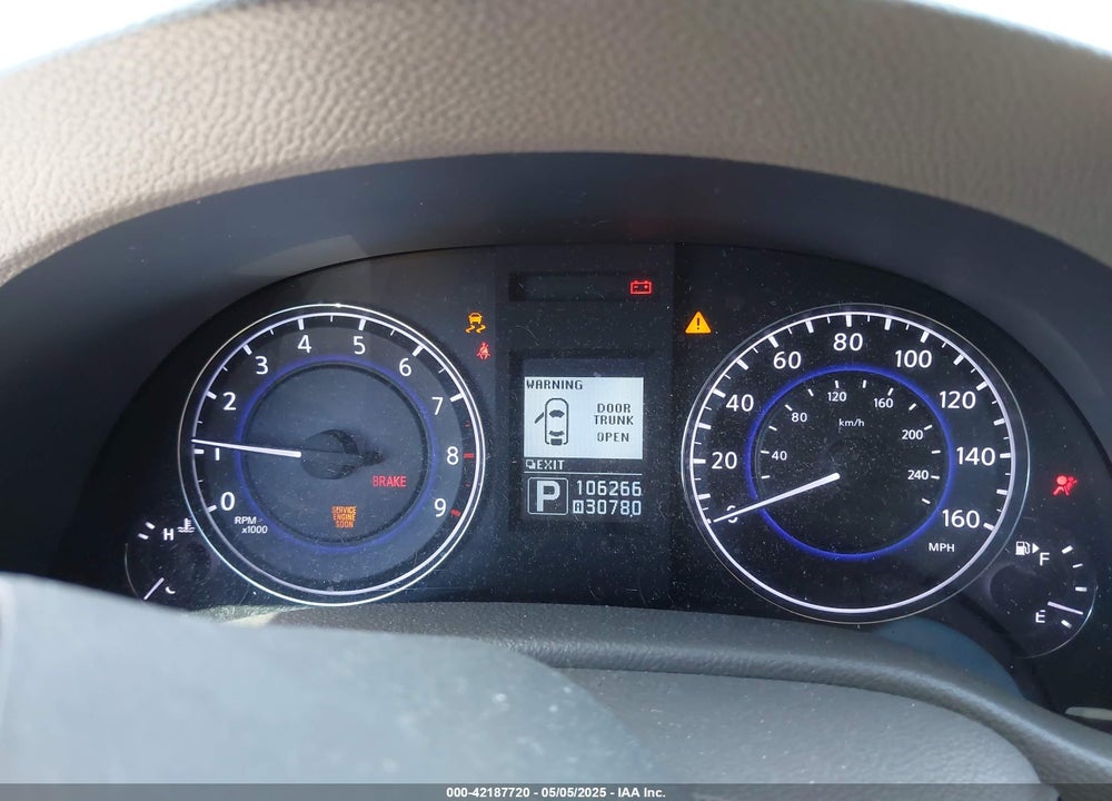 2012 INFINITI G37X VIN: JN1CV6AR6CM971969