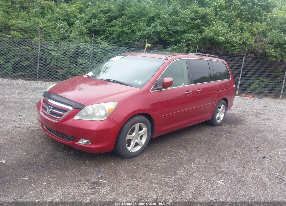 2005 HONDA ODYSSEY TOURING VIN: 5FNRL38855B117222