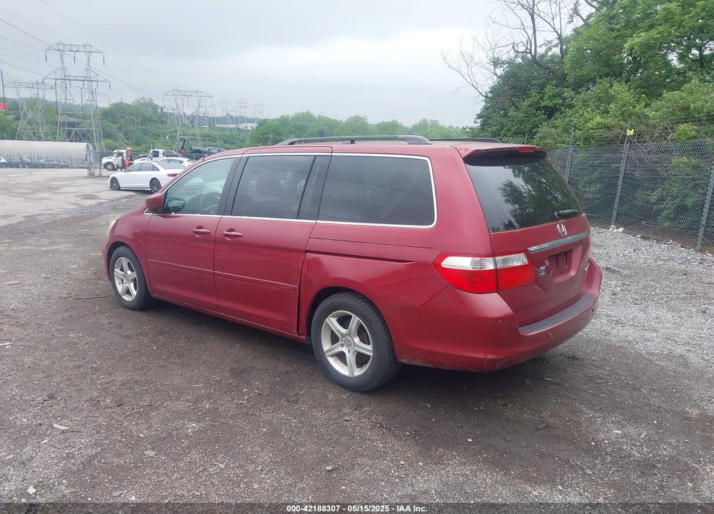 2005 HONDA ODYSSEY TOURING VIN: 5FNRL38855B117222