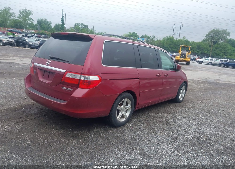 2005 HONDA ODYSSEY TOURING VIN: 5FNRL38855B117222