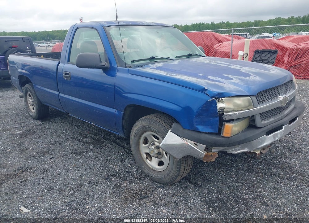 2004 CHEVROLET SILVERADO 1500 WORK TRUCK VIN: 1GCEC14V44Z263070