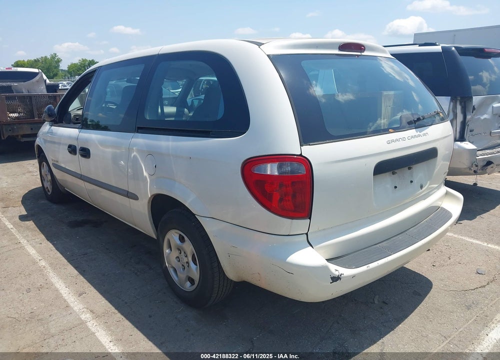 2001 DODGE GRAND CARAVAN SE VIN: 1B4GP243X1B252190