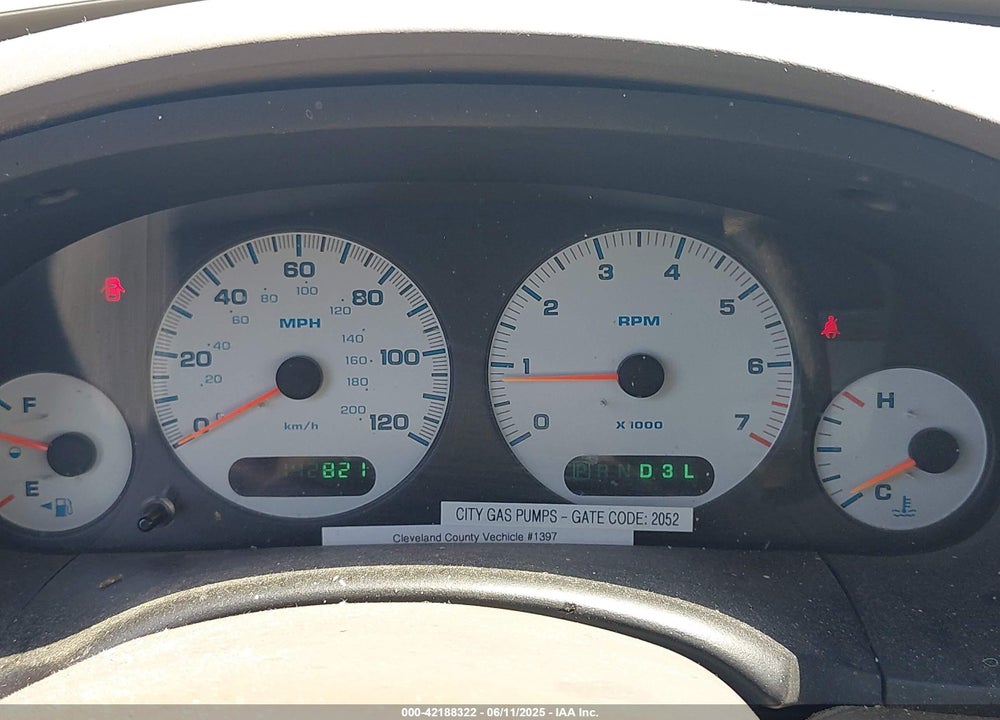 2001 DODGE GRAND CARAVAN SE VIN: 1B4GP243X1B252190