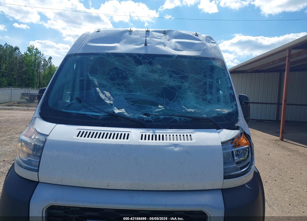2021 RAM PROMASTER 2500 HIGH ROOF 159 WB VIN: 3C6LRVDG4ME528135