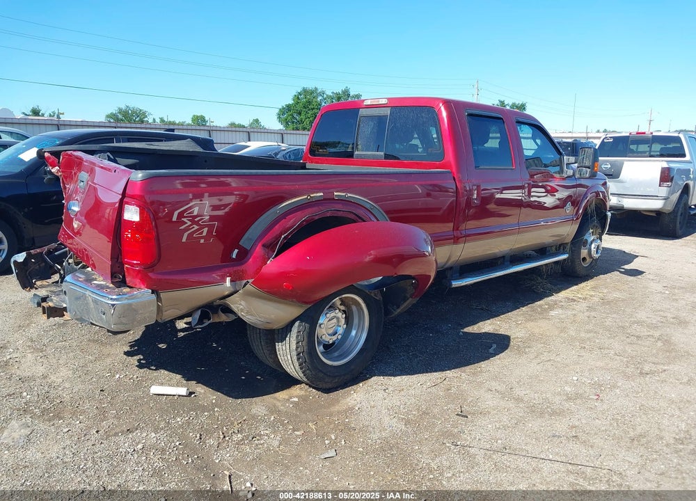 2013 FORD F-350 LARIAT VIN: 1FT8W3DT8DEB34156