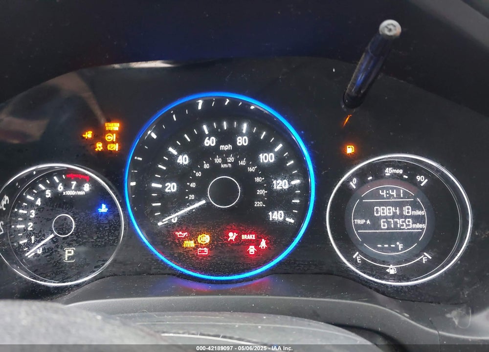 2016 HONDA HR-V EX VIN: 3CZRU5H52GM744337