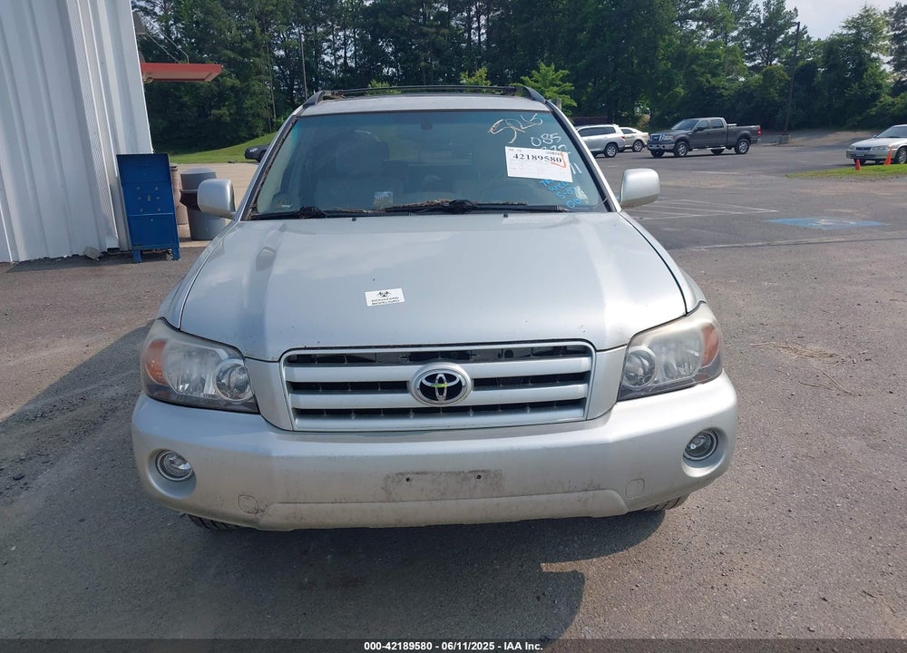 2005 TOYOTA HIGHLANDER LIMITED V6 VIN: JTEDP21A550085372