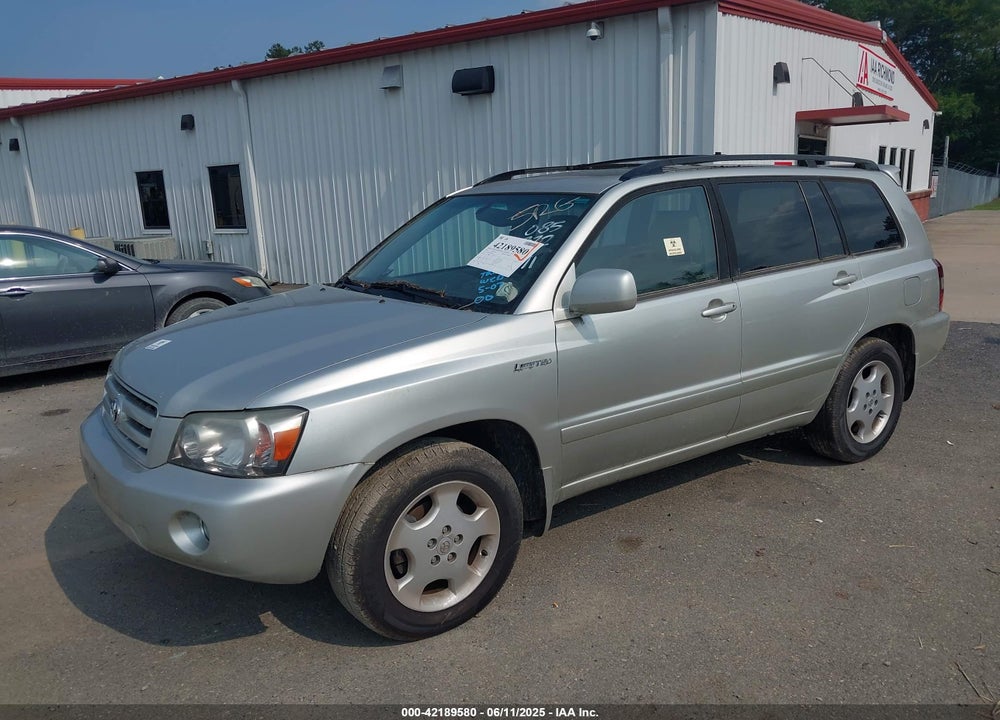 2005 TOYOTA HIGHLANDER LIMITED V6 VIN: JTEDP21A550085372