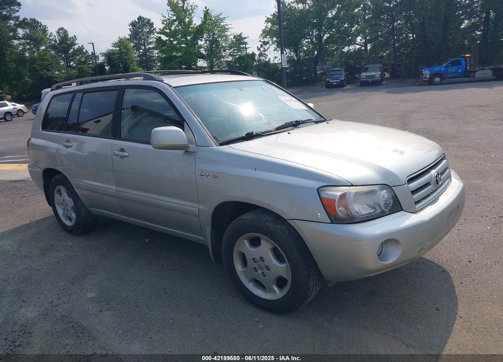 2005 TOYOTA HIGHLANDER LIMITED V6 VIN: JTEDP21A550085372