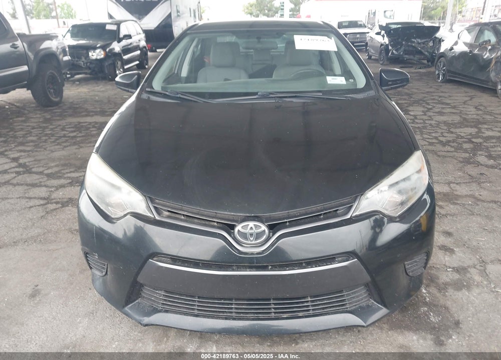 2016 TOYOTA COROLLA VIN: 2T1BURHE5GC701117