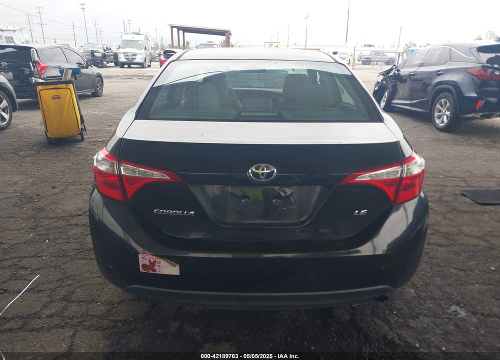 2016 TOYOTA COROLLA VIN: 2T1BURHE5GC701117