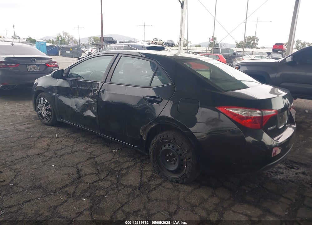 2016 TOYOTA COROLLA VIN: 2T1BURHE5GC701117