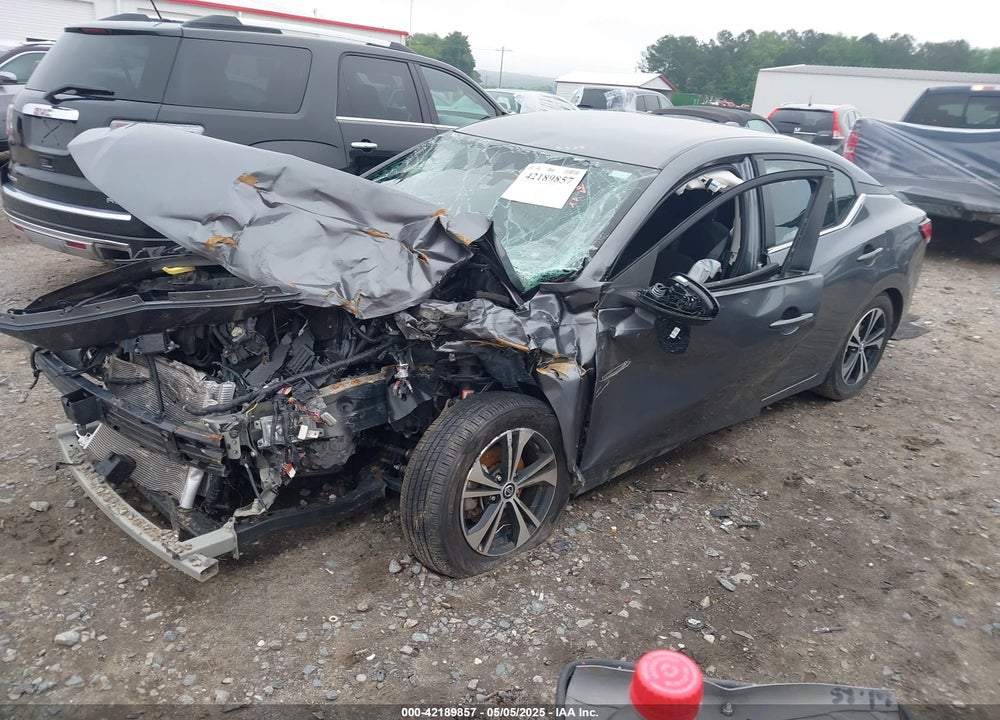 2022 NISSAN SENTRA VIN: 3N1AB8CV9NY275287
