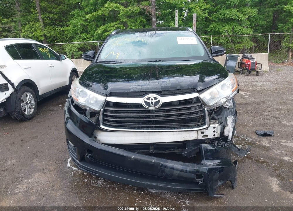 2016 TOYOTA HIGHLANDER VIN: 5TDJKRFH1GS284763