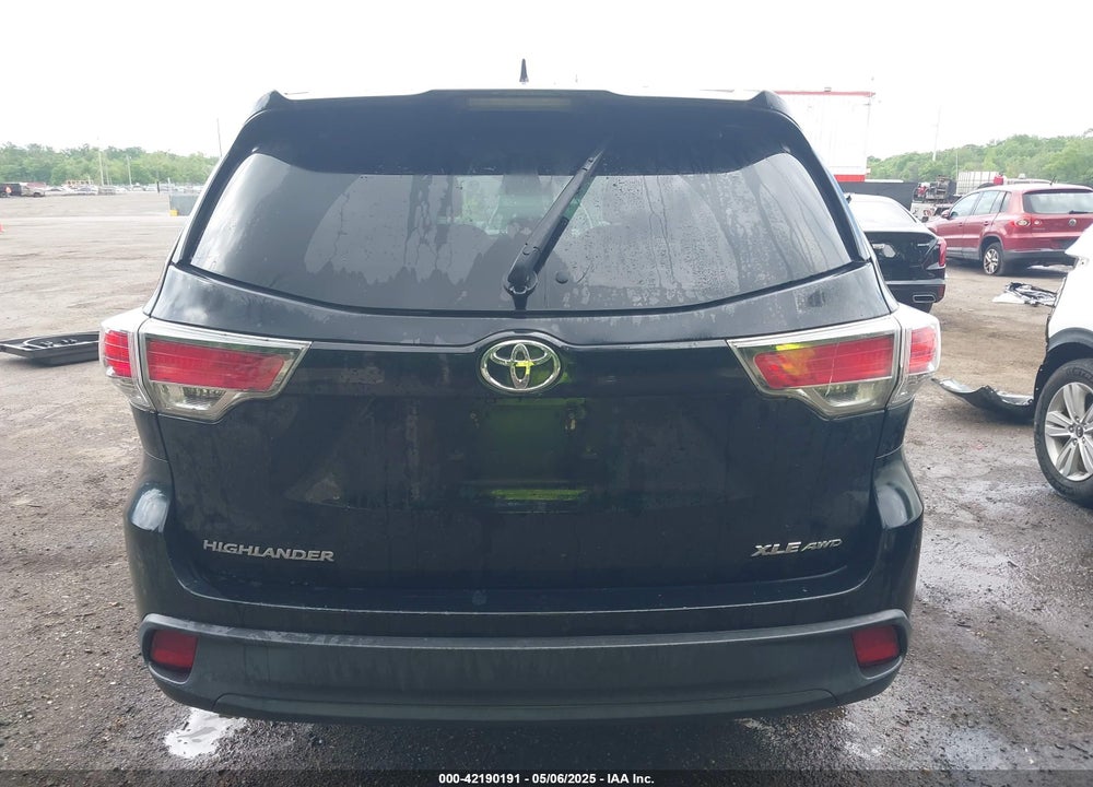 2016 TOYOTA HIGHLANDER VIN: 5TDJKRFH1GS284763