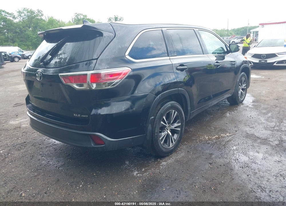 2016 TOYOTA HIGHLANDER VIN: 5TDJKRFH1GS284763