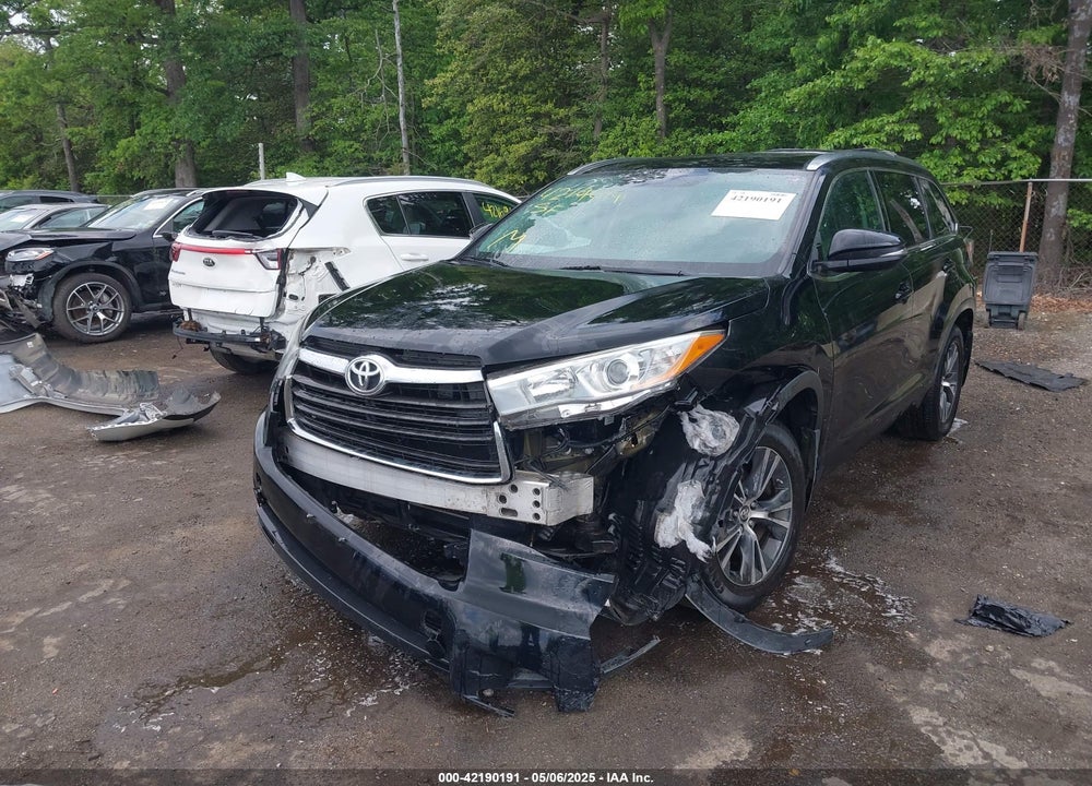 2016 TOYOTA HIGHLANDER VIN: 5TDJKRFH1GS284763