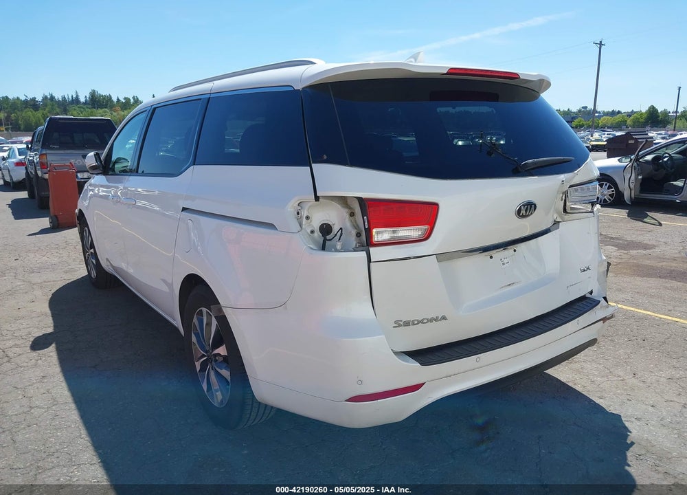 2015 KIA SEDONA SX VIN: KNDMC5C17F6033576