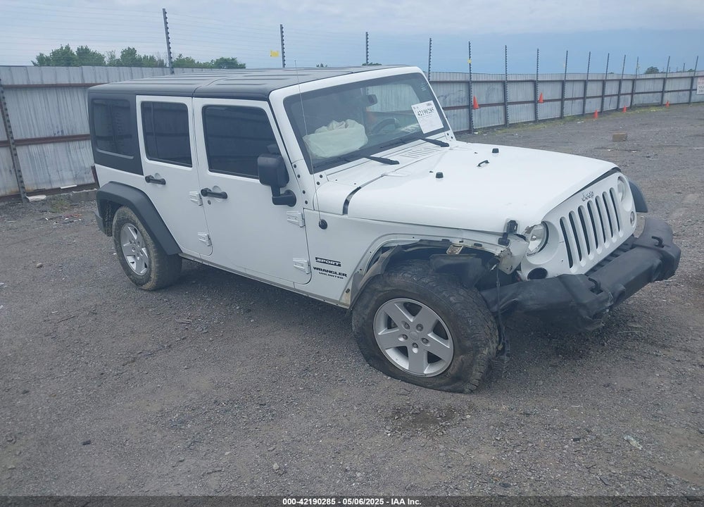2017 JEEP WRANGLER UNLIMITED SPORT 4X4 VIN: 1C4BJWDGXHL623684