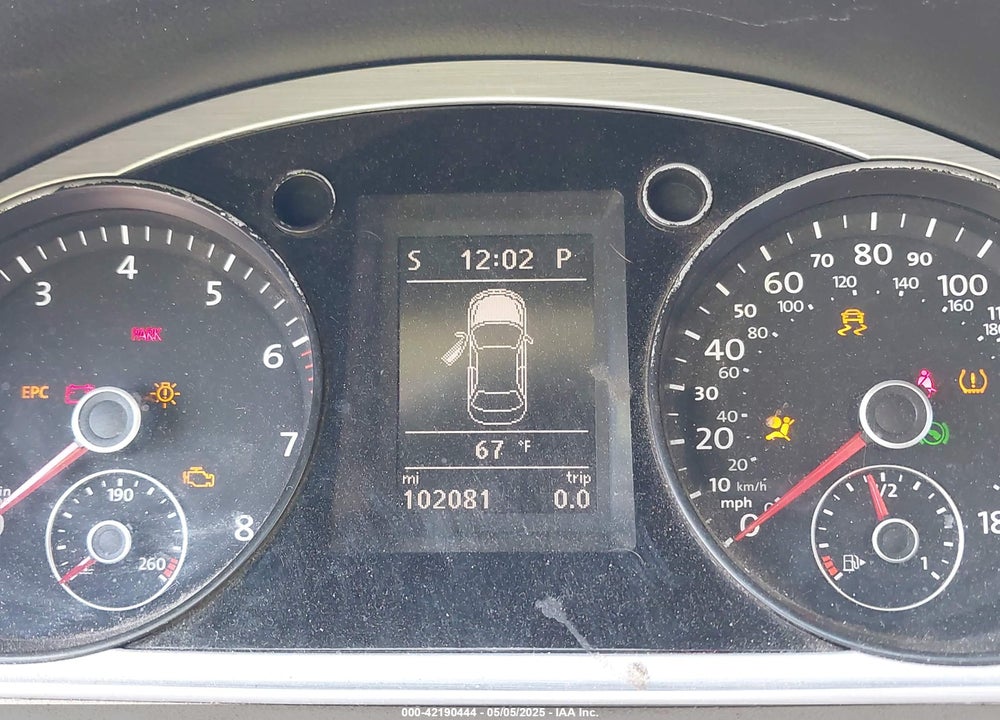 2016 VOLKSWAGEN CC VIN: WVWBP7AN7GE505263