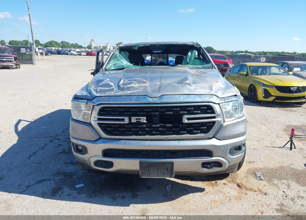 2022 RAM 1500 VIN: 1C6RREFT3NN336321