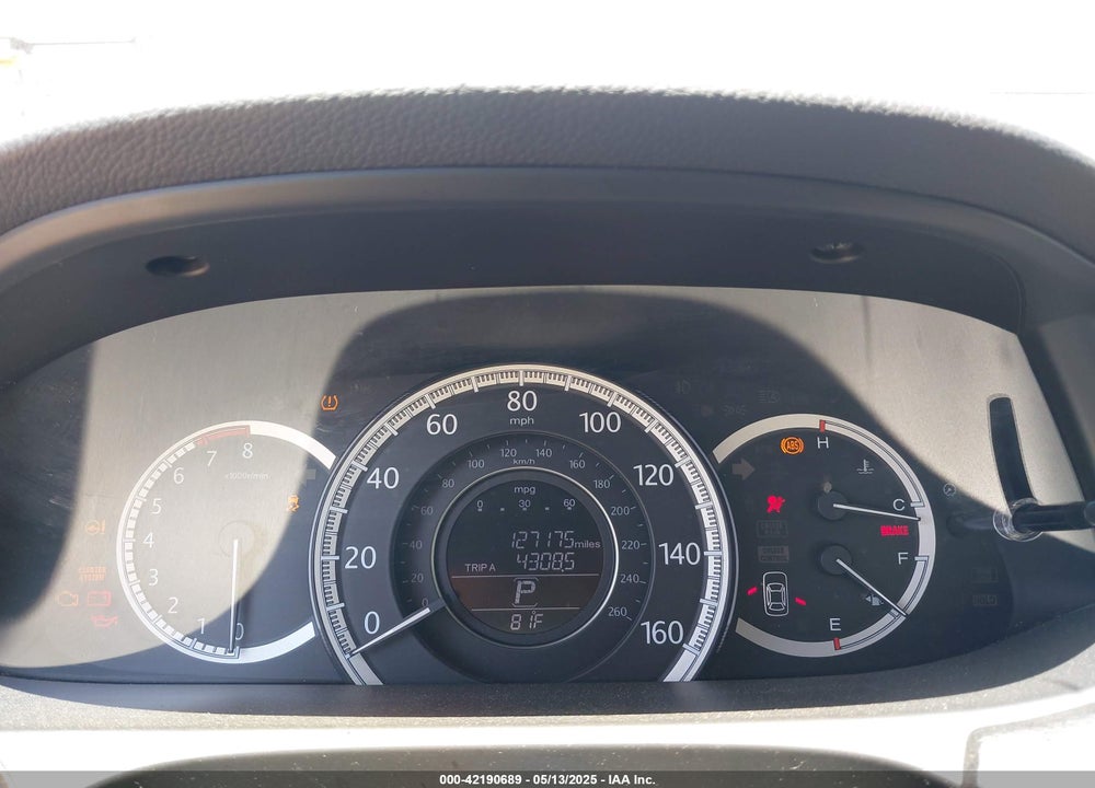 2013 HONDA ACCORD EX VIN: 1HGCR2F78DA272736