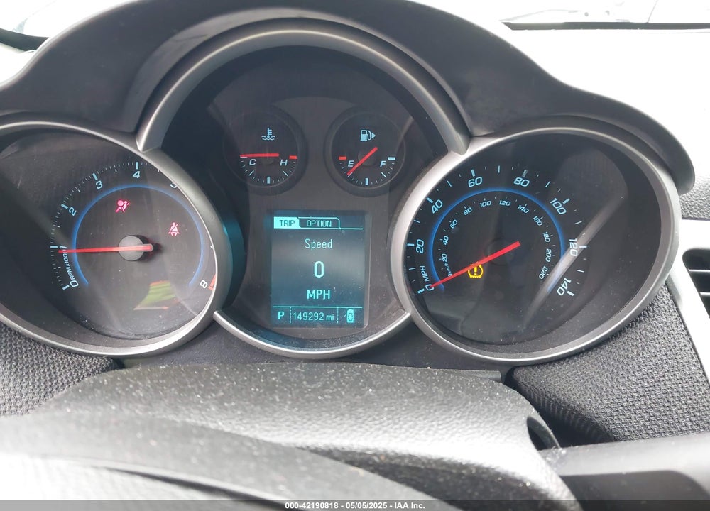 2014 CHEVROLET CRUZE VIN: 1G1PC5SB2E7292789