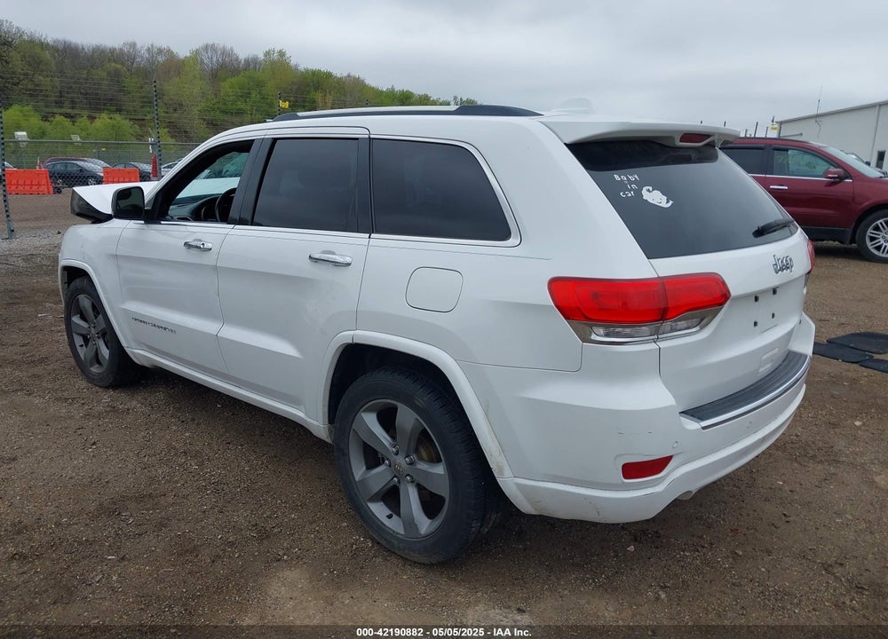 2015 JEEP GRAND CHEROKEE OVERLAND VIN: 1C4RJECG5FC780093