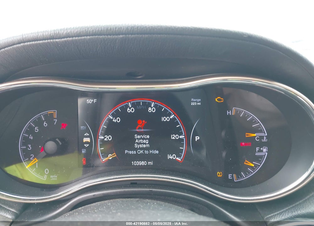 2015 JEEP GRAND CHEROKEE OVERLAND VIN: 1C4RJECG5FC780093