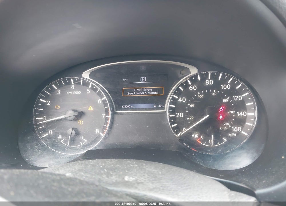 2016 NISSAN ALTIMA 2.5/2.5 S/2.5 SL/2.5 SR/2.5 SV VIN: 1N4AL3AP0GN330846