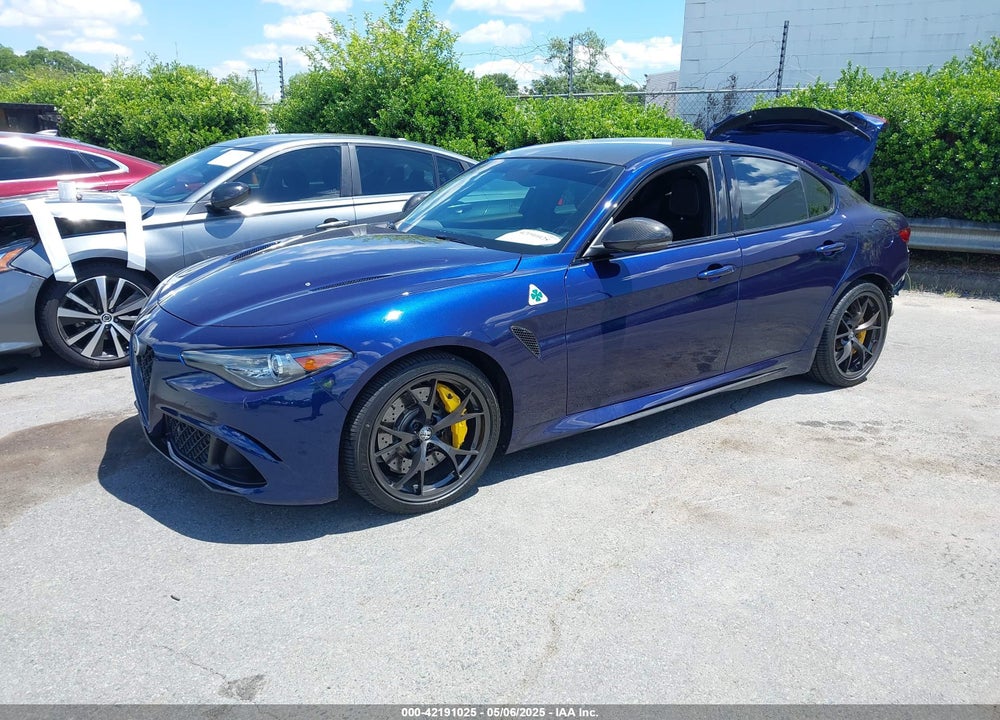2020 ALFA ROMEO GIULIA QUADRIFOGLIO RWD VIN: ZARFAMEV7L7632532
