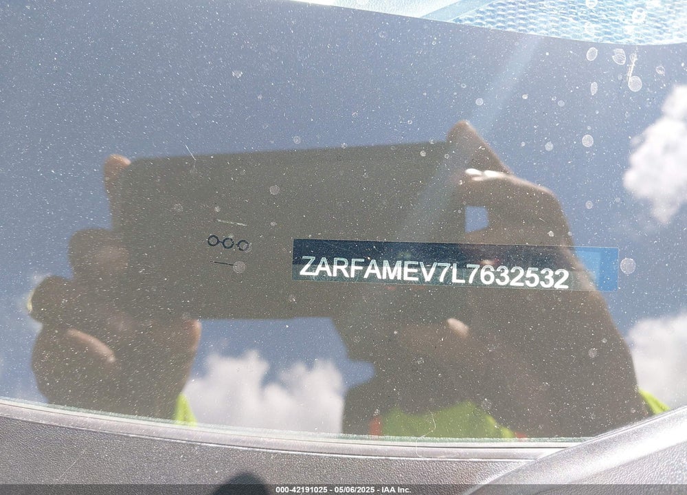 2020 ALFA ROMEO GIULIA QUADRIFOGLIO RWD VIN: ZARFAMEV7L7632532
