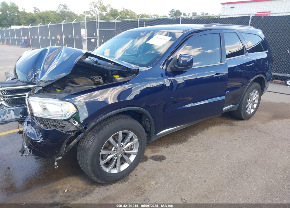 2016 DODGE DURANGO SXT VIN: 1C4RDJAG3GC315980