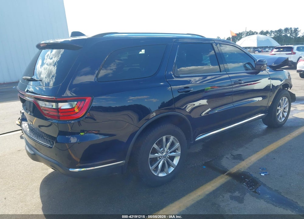 2016 DODGE DURANGO SXT VIN: 1C4RDJAG3GC315980