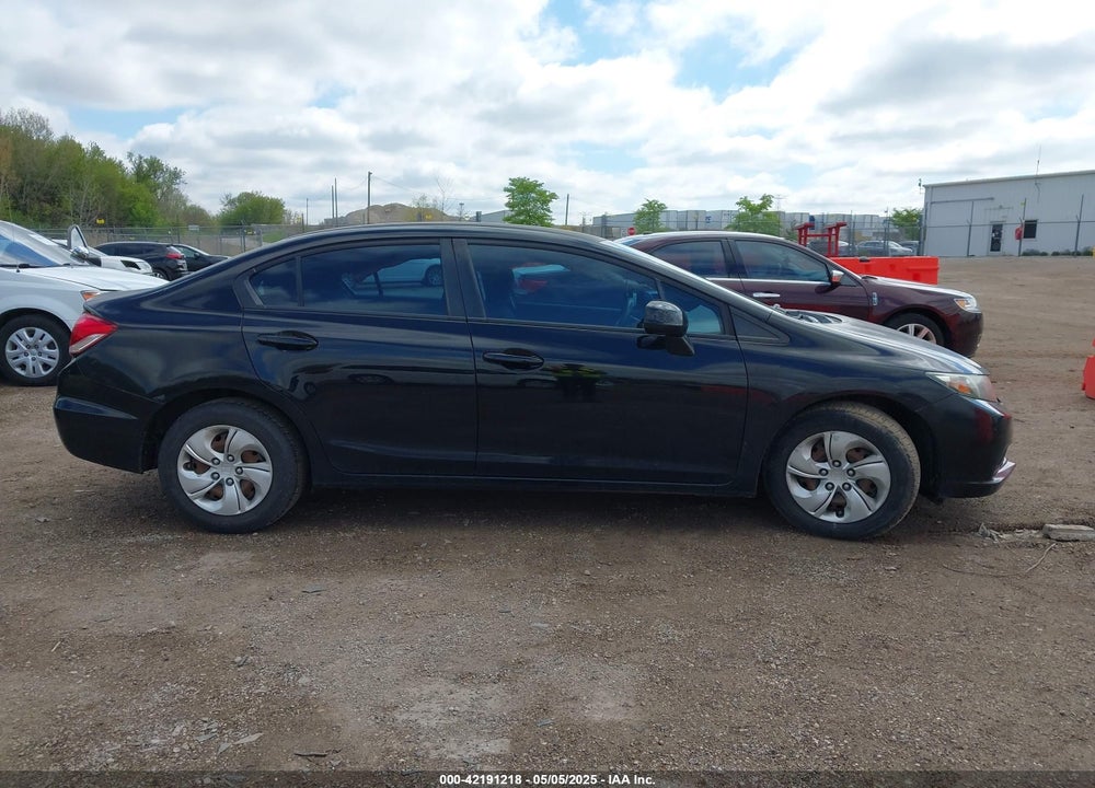 2013 HONDA CIVIC LX VIN: 2HGFB2F55DH600549