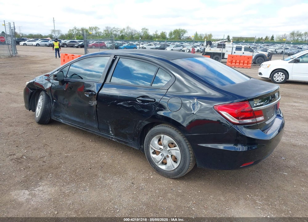 2013 HONDA CIVIC LX VIN: 2HGFB2F55DH600549