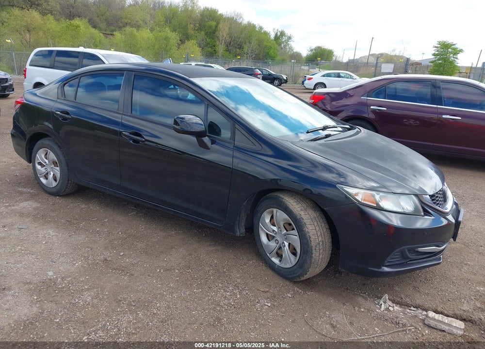 2013 HONDA CIVIC LX VIN: 2HGFB2F55DH600549