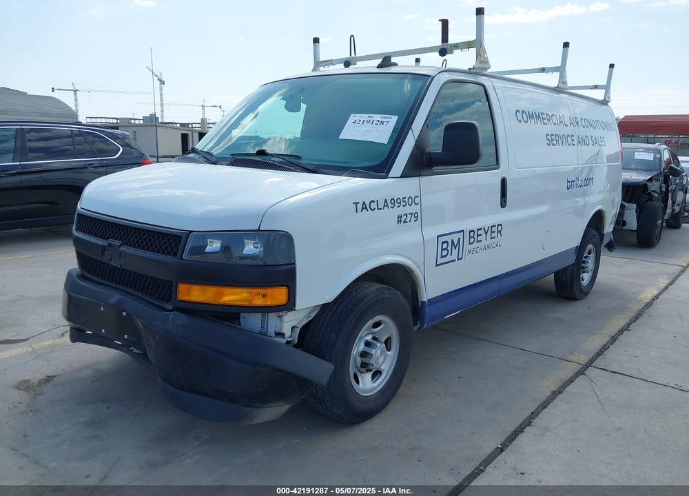 2021 CHEVROLET EXPRESS CARGO RWD 2500 REGULAR WHEELBASE WT VIN: 1GCWGAFP2M1251909