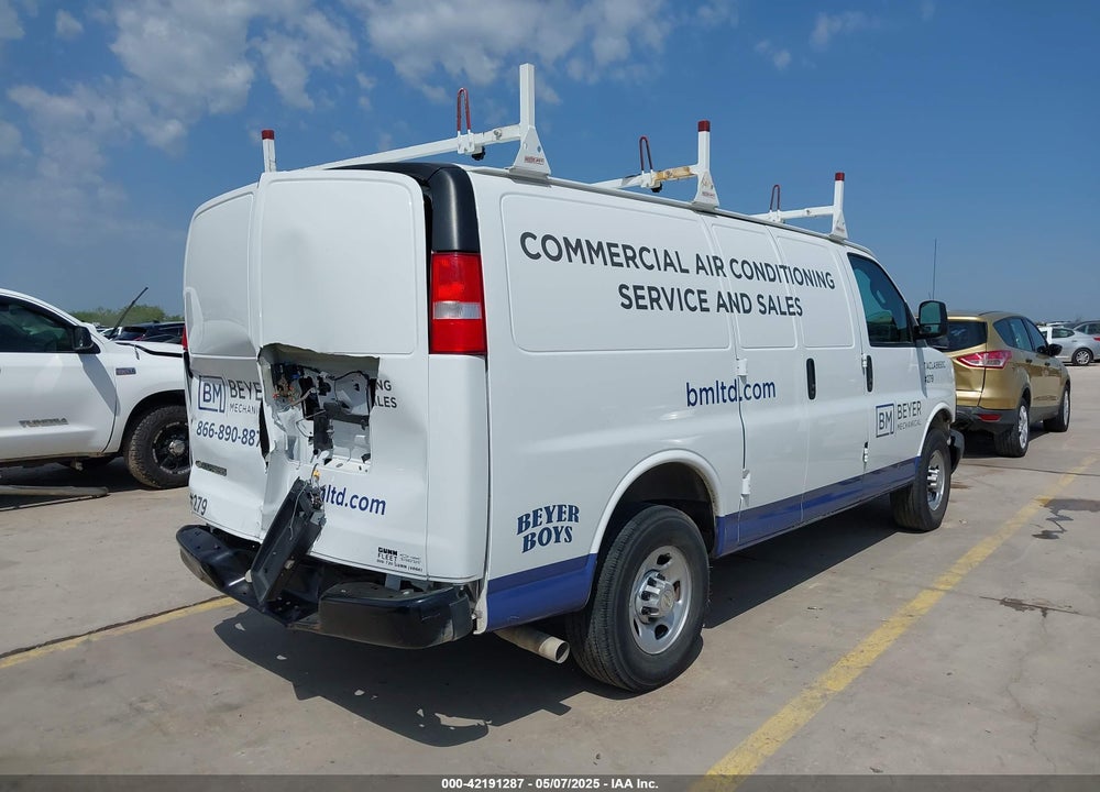 2021 CHEVROLET EXPRESS CARGO RWD 2500 REGULAR WHEELBASE WT VIN: 1GCWGAFP2M1251909