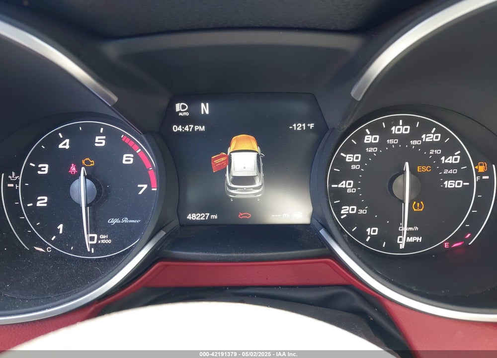 2019 ALFA ROMEO STELVIO SPORT RWD VIN: ZASPAJAN6K7C40084